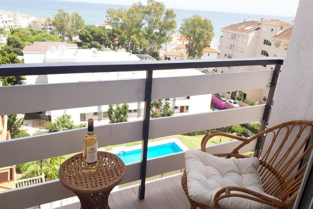 Modern Studio Near Beach. Sea, Pool And Wi-Fi 베날마데나코스타 외부 사진